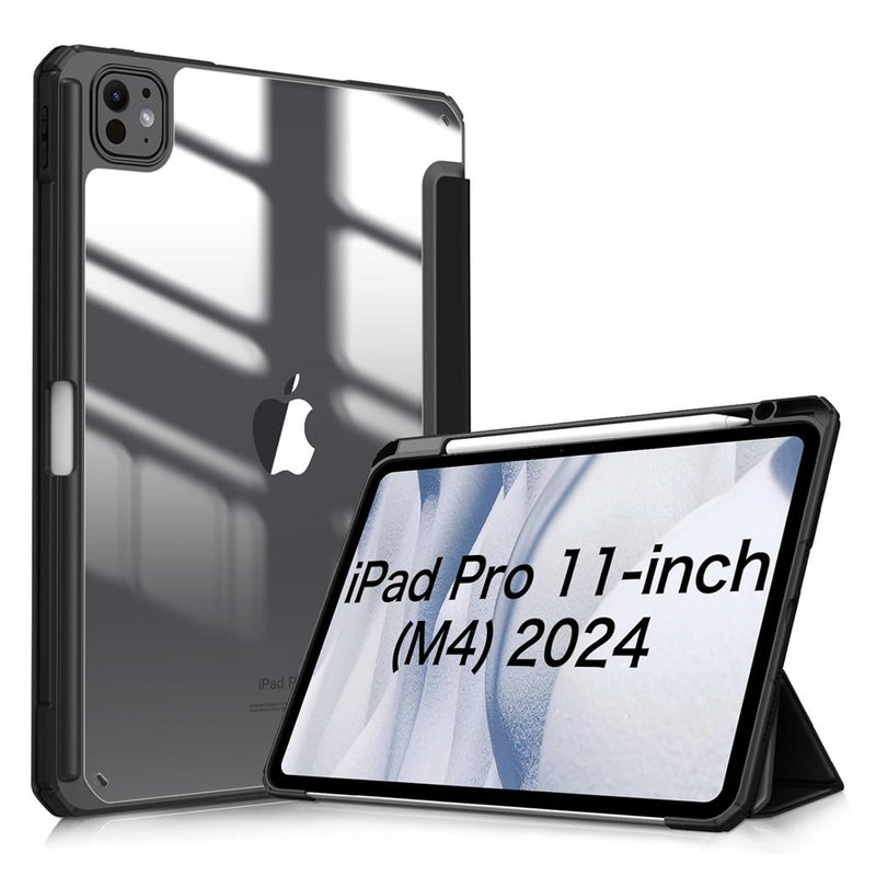 2024 For Ipad Pro 11 Pro11 Air 11 Air11 Acrylic Soft Case With Pen Slot - Image 3